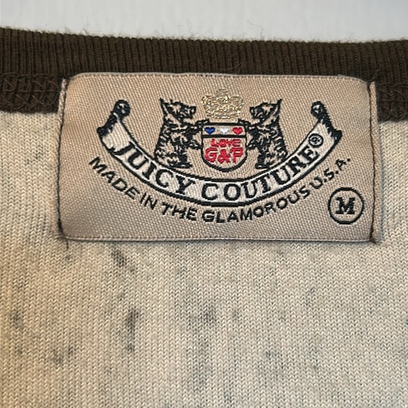 Y2K Juicy Couture Paisley Velour Olive & Tan Umpire Waist Drawstring Dress M - Picture 2 of 11